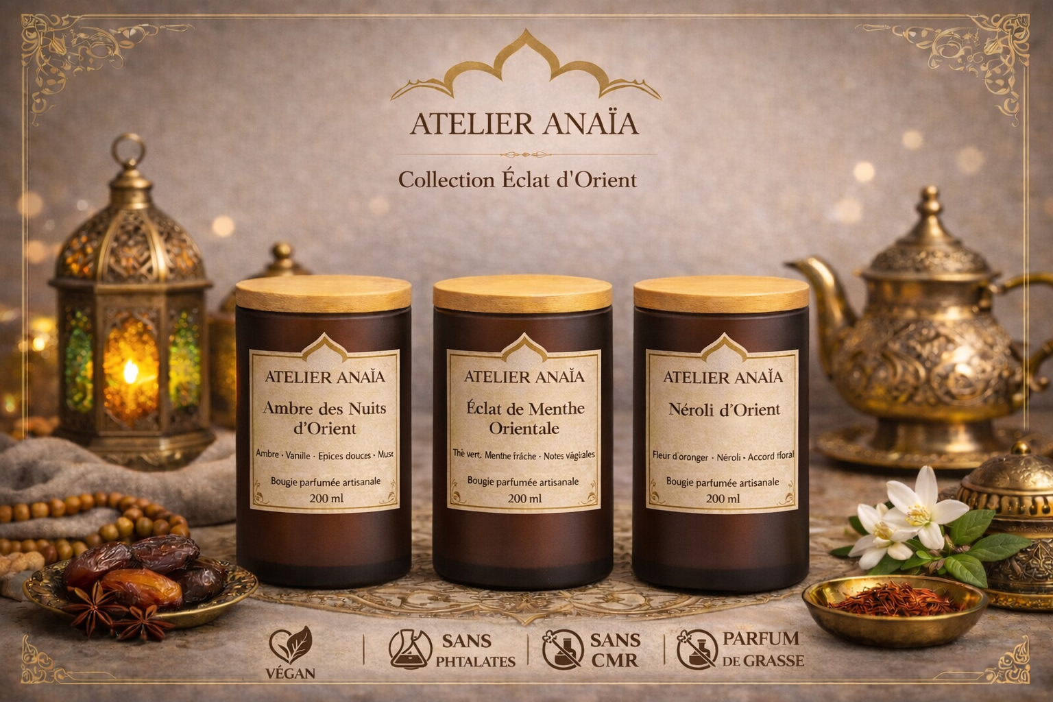 Collection Trio éclat d’orient