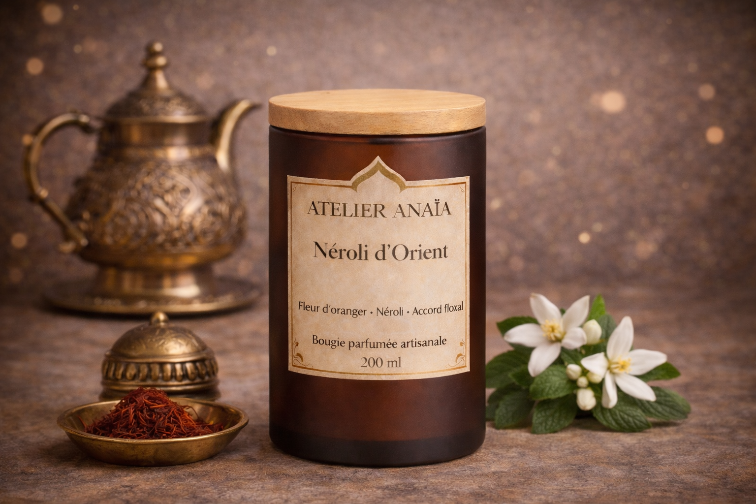 Bougie Néroli d’Orient
