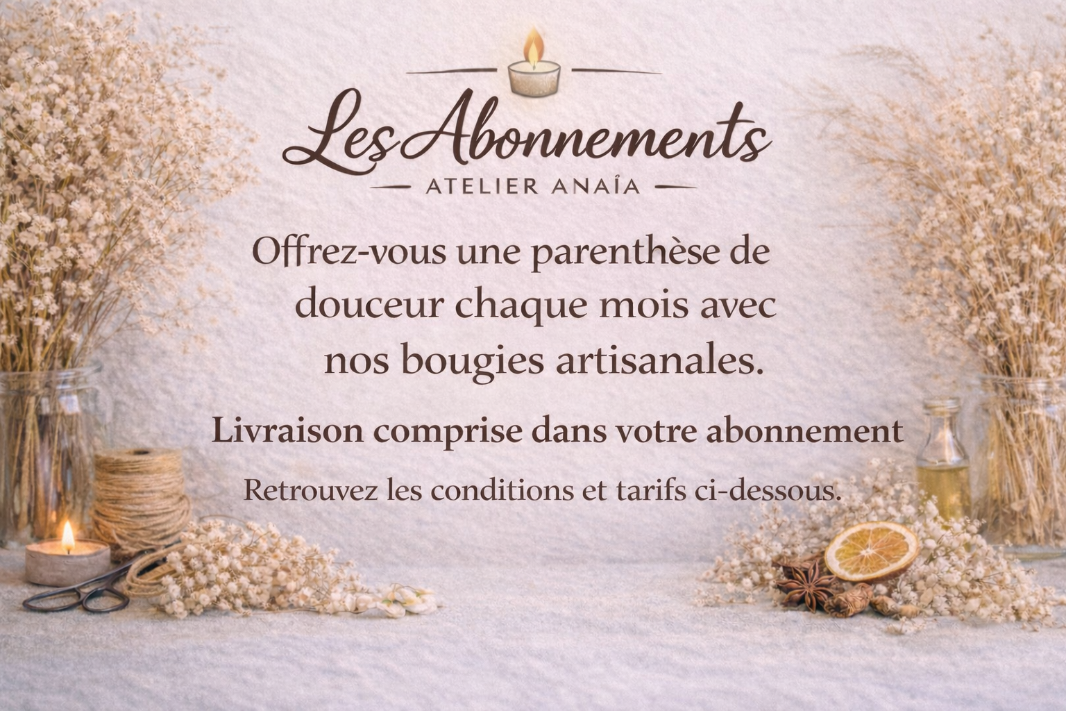 Abonnement six mois – L’instant Anaïa